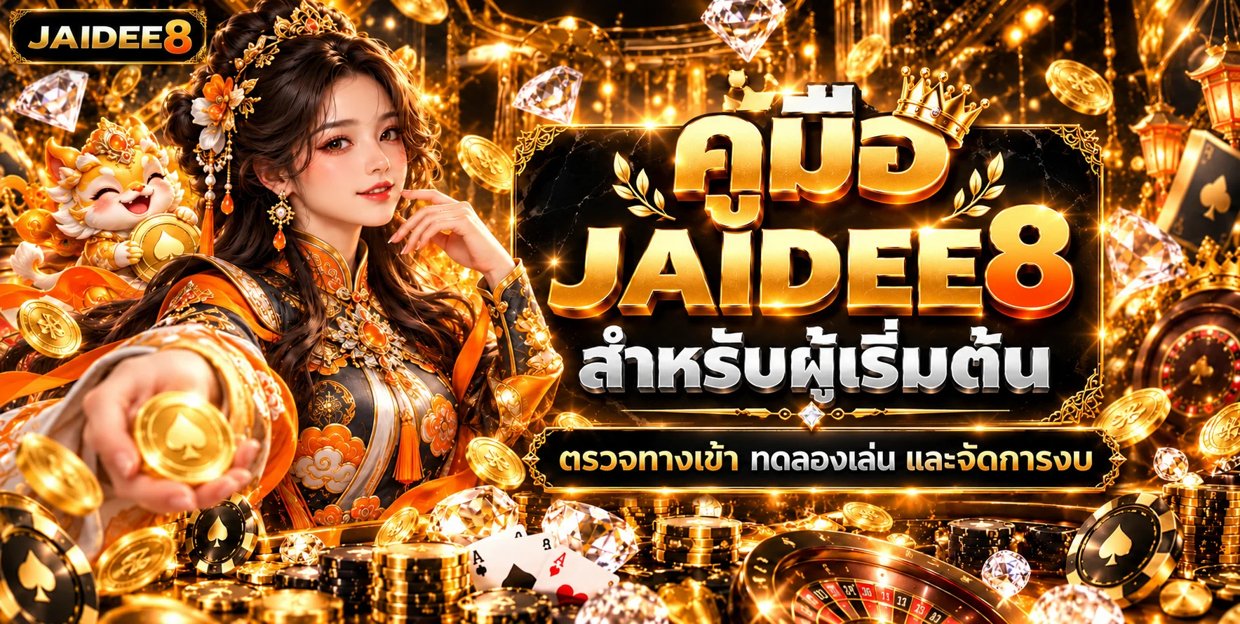 JAIDEE8 คู่มือผู้เริ่มต้น ทางเข้า ทดลองเล่น และงบ
